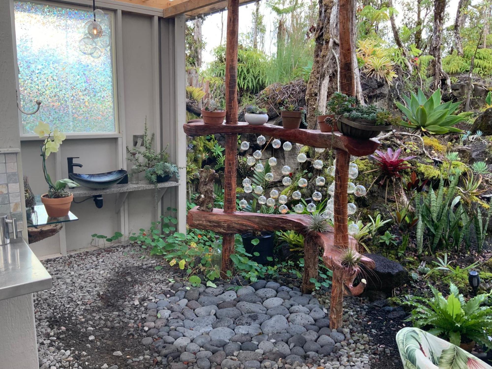 Exotic Garden Cottage At Amazing Volcano Fissure Mountain View Exterior foto